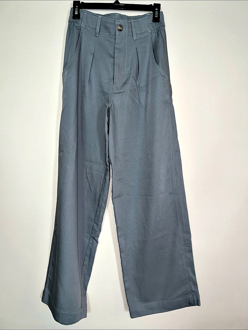 Madewell Wide Leg Pants in Blue Size 4